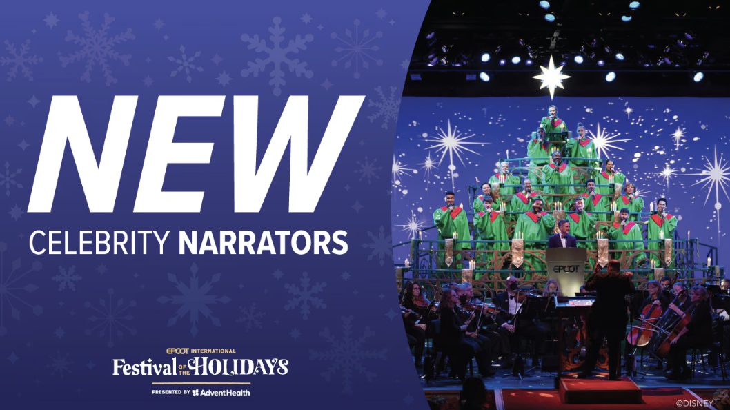 New Candlelight Processional Celebrity Narrators to Headline 2023 EPCOT